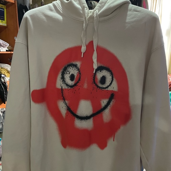 Moschino Couture! Anarchy Halloween Face Hoodie - Picture 2 of 6